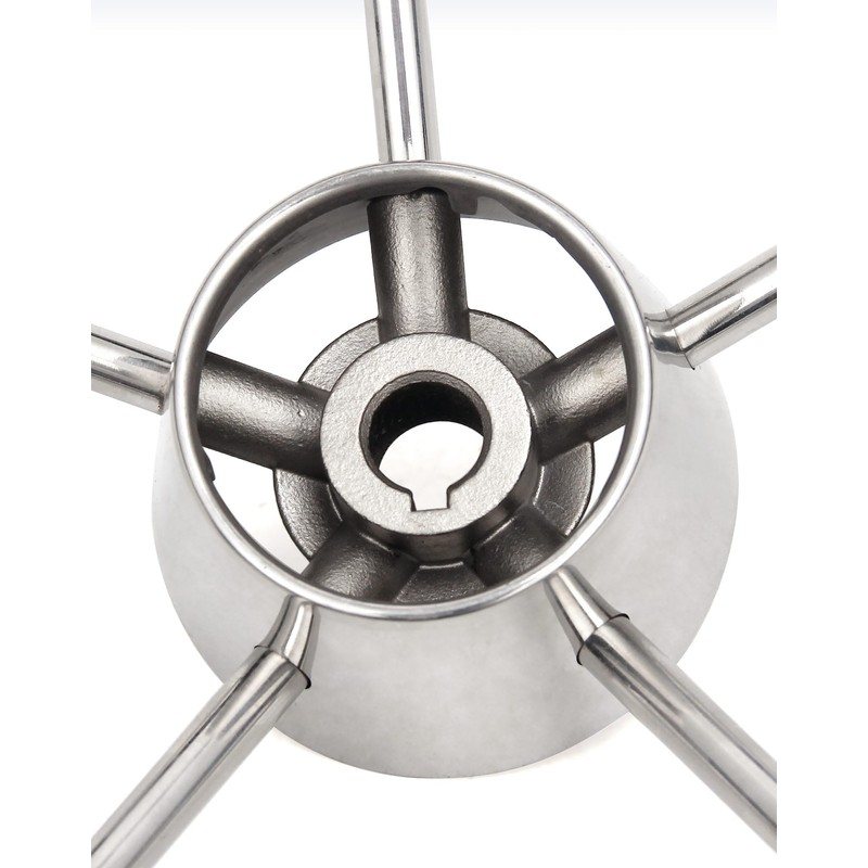 Mojiate 13.5" Boat Steering Wheel with PU Foam Cover, Stainless