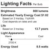 GE Relax 8-Pack 60 W Equivalent Dimmable Soft White A19