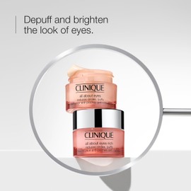 Clinique All About Eyes Lightweight Eye Cream With Vitamin C | Hydrating, Brightening, Depuffing + Dark Circle Reducing, 1 Ounce