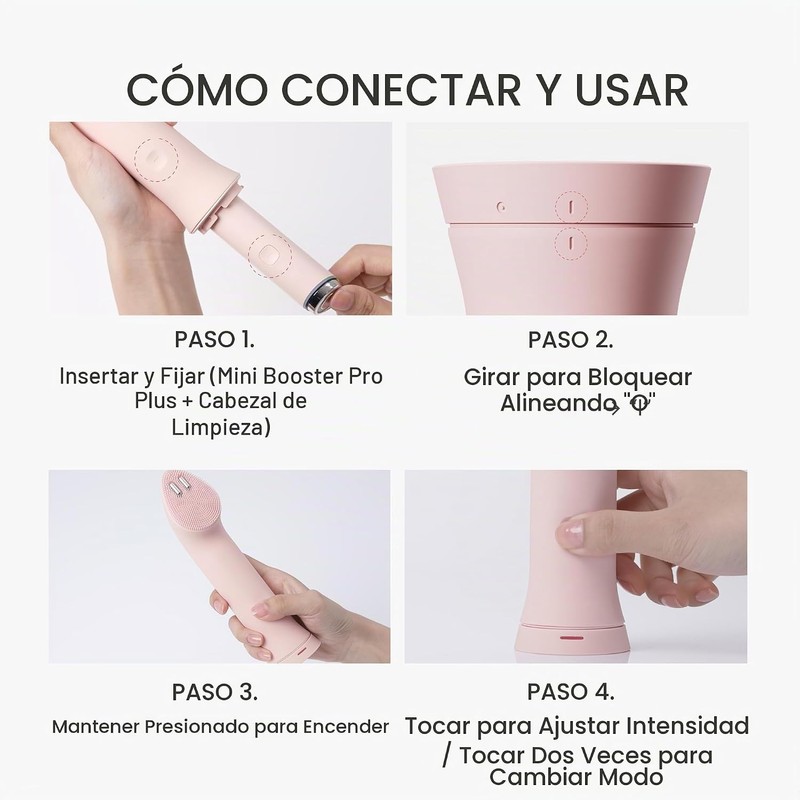 Medicube Mini Booster Pro Equipo de Limpieza Set Beige