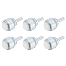 PATIKIL 3/4" Roller Ball Transfer Bearing, 6 Pcs Round Ball Transfer Unit Nylon, Carbon Steel Casters for Conveyor Roller Stand Transmission Furniture
