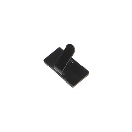 Amon 3428 Cable Holder, 0.7 x 0.4 inch (19.5 x 10.0 mm), Pack of 10, Black (Cord Sticker, Cable Holder, Clip, Hook)