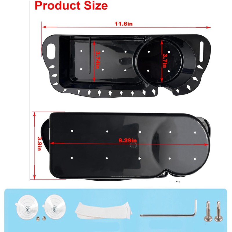 WADY Boat Caddy Organizer, Universal Fit for Bass, Kayak, Pontoon,