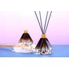 Reed Diffuser Set Gardenia Scent for Bathroom Accessories Shelf Decor