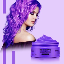 HaiolorPro Lila Temporäre Haarfarbe Auswaschbar