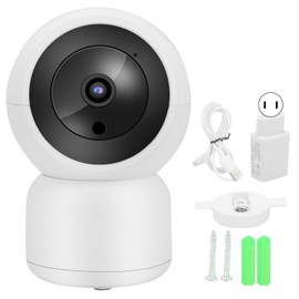 1080P HD WiFi Security Camera 2Way Intercom Motion Detect IRCUT CCTV Night Viewing (Prise  )