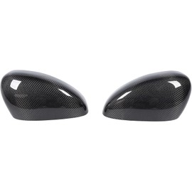 GOTOTOP Tapa de Cubierta de Espejo de Fibra de Carbono, Embellecedor de Espejo Lateral Protector Ligero de Alta Resistencia, 2 uds.