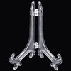 Boao 12 Pack Plastic Easel Stand Display Card Plate Stands
