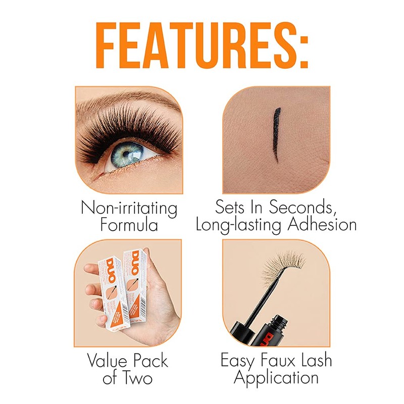 DUO Strip Lash Adhesive - Dark Tone, Waterproof Lash Glue