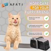 A.FATI Cat Carrier with Litter Box, Cat Travel Carrier with