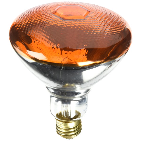 Westinghouse Lighting Amber 0441100, 100 Watt, 120 Volt Incandescent BR38