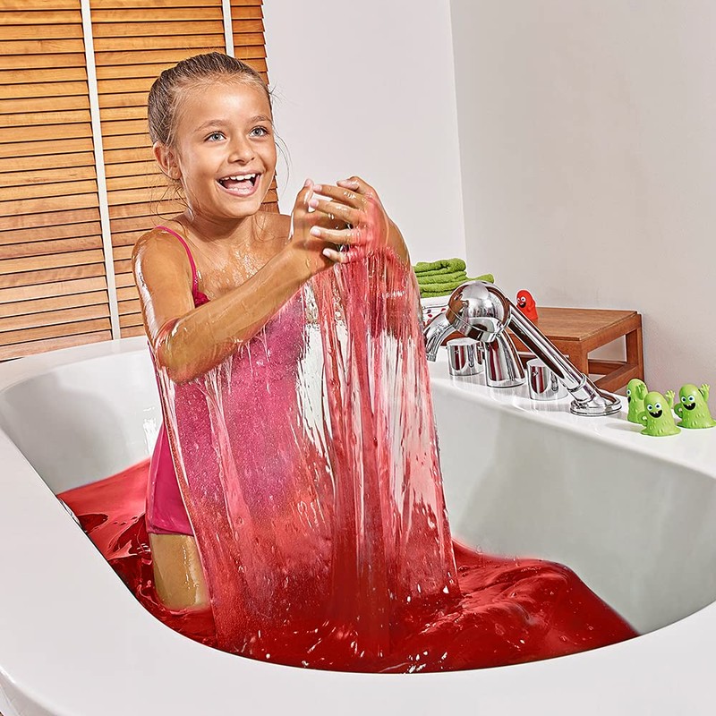 Slime Baff Schleimpulver für die Badewanne, rot, 150 g(1er Pack)