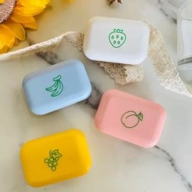 DC 귀여운 과일 렌즈케이스 [핑크 DC002885] Cute Fruit Lens Case [Pink DC002885]