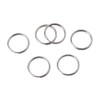 1/2 Inch Split Key Rings,Stainless Steel Dog Tag Mini Rings,Small