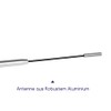 Marten Stop Antenna Replacement Rod 27 cm Silver