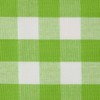 HOMESCAPES Fabric Sold by the Metre Green Checked Cotton Fabric