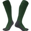 Champro Men's Standard Player Soccer Socks, Forest Green, Medium