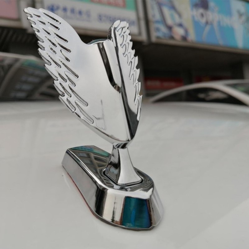 Hood Decoration for Trucks | Angel Wings Emblem Badge Auto