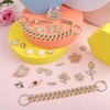 24Pcs Croc Charms for Women Girls,Gold Shoe Croc Charms Bling