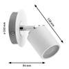 Paulmann Spotlight Tube IP44 max 1x10 W GU10 White/Chrome 230