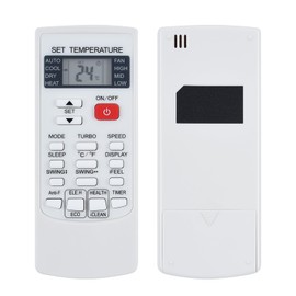 GOUYESHO New YKR-H/101E YKR-H/102E YK-H/132E Air Conditioning Replacement Remote Control for AUX Honeywell HL14CESWG Costway 12000BTU, for Fujitsu General Fuji-Electric Hiyasu