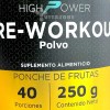 Preworkout 250 Grs Sabor Ponche De Frutas High Power