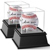 2 Packs Baseball Display Case, Leffis Baseball Holder Display Case,