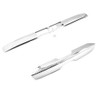 Sizver Chrome Upper+Lower Sizver Chrome Tailgate Lift Handle Covers Accent