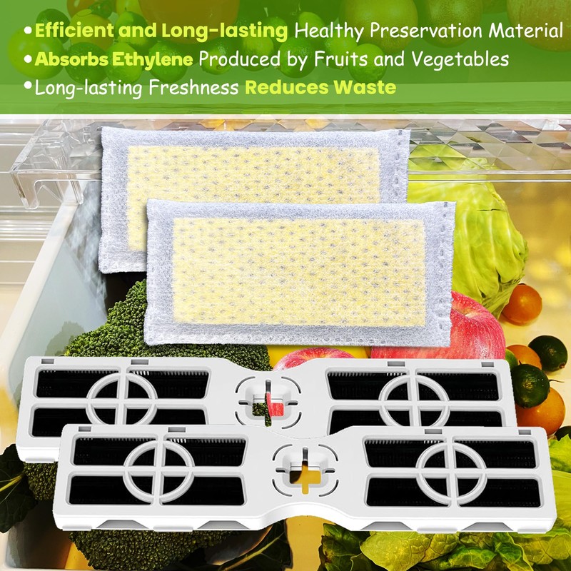 2 Pack PK-2 Produce Keeper Plus (FRPAPK2RF) and RAF-2 Air