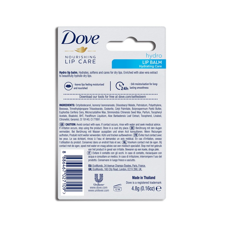 Lip Balm | Dove Nourishing Lipcare 4.8 g | Hydrating
