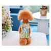 Hdwk&Hped Dog Shirt Hawaiian Style Dog Onesie Summer Dog Pajamas