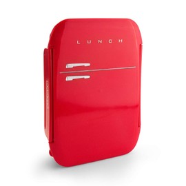 Mustard bento style lunch box with compartments