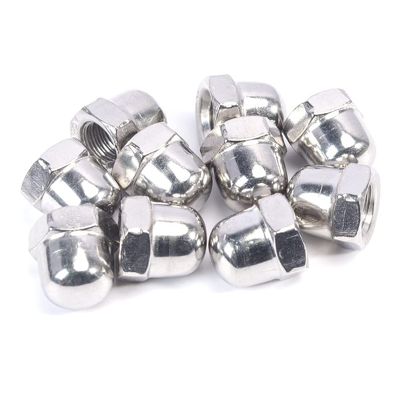TERF® M6 Dome Cap Nuts M6 (6mm) Steel Dome Cap
