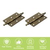 UFURMATE Antique Cabinet Hinges, 6Pcs Antique Decorative Hinges with Ball