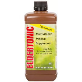 Senokot Elder Tonic 16 Fl Oz Multivitamin Mineral Supplement B Complex Great Taste
