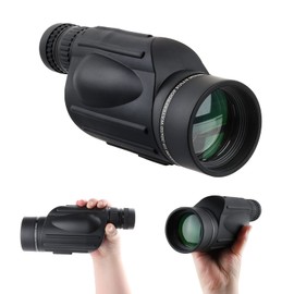 FOCUHUNTER 10-30X50mm High Magnification Monocular Telescope, Porro Prism FMC Lens, Handheld Portable, Nitrogen Waterproof Shockproof for Concerts, Games, Hunting, Bird Watching (10-30x Variable