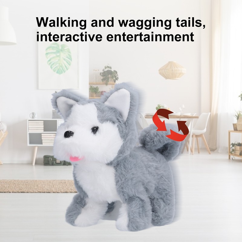 Electronic Interactive Pet Dog Soft Plush Puppy Dog Simulation Walking