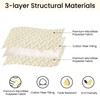 JYHOPE Ultrasonic Reversible Quilt Set with 1 Quilt and 2