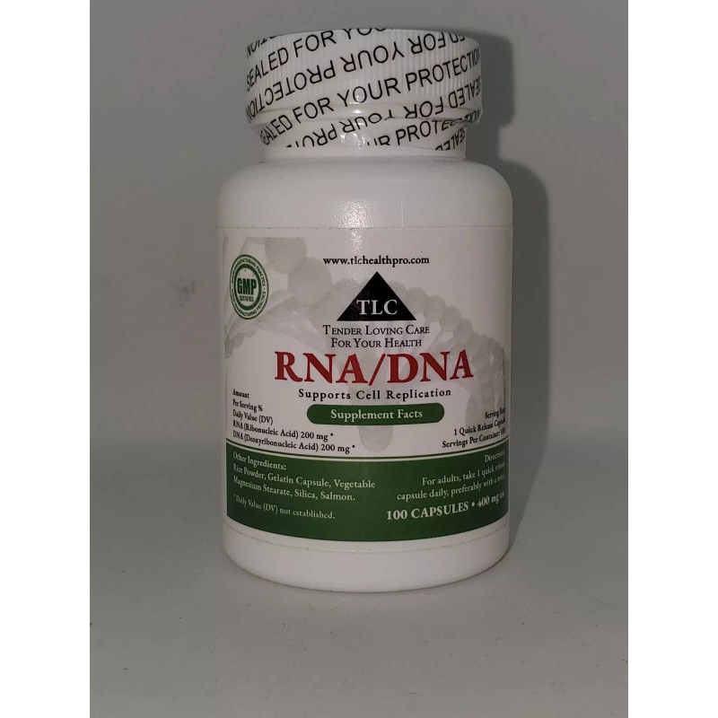 TLC HEALTH RNA/DNA - 100 Caps 400 mg - Supports