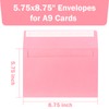 A9 Envelopes Pink 5.75x8.75 Invitation Envelopes Self Seal Pack of