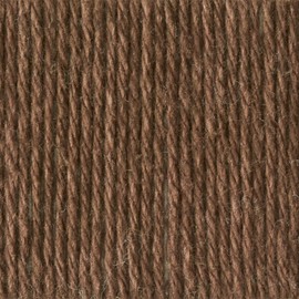 Lily Sugar 'N Cream The Original Solid Yarn, 2.5oz, Medium 4 Gauge, 100% Cotton - Warm Brown - Machine Wash & Dry