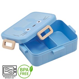 Skater YZFL7AG_531088 Ghibli My Neighbor Totoro, Antibacterial, 4-Piece Lock, 22.0 fl oz (650 ml), Face, Width 6.9 x Depth 5.0 x Height 2.3 inches (175 x 129 x 58 mm), Ag+ Silver Ion