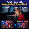 JATAZA 7" Wireless CarPlay Android Auto Screen for Car -