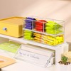 2pcs Tea Bag Storage Box, Acrylic Tea Organiser with Lid