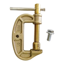 G Type Welding Earth Ground Clamp Solid Brass Copper,300A