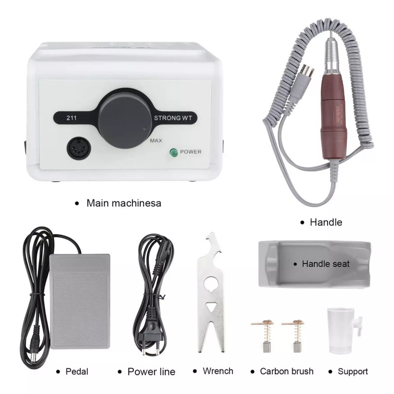 Strong Pieza De Mano Micromotor Dental Uñas,joyeria 35,000rpm