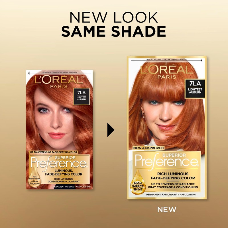 L'Oreal Paris Superior Preference Luminous Fade-Defying Permanent Hair Color, Hair