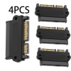 Unbranded 4Pcs SFF-8482 SAS To SATA 22 Pin Angle 180