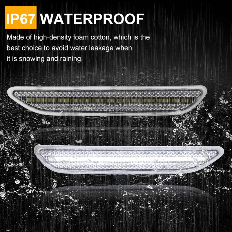Mynoway Front Bumper LED Reflector Lamp Replacement for 3 Series