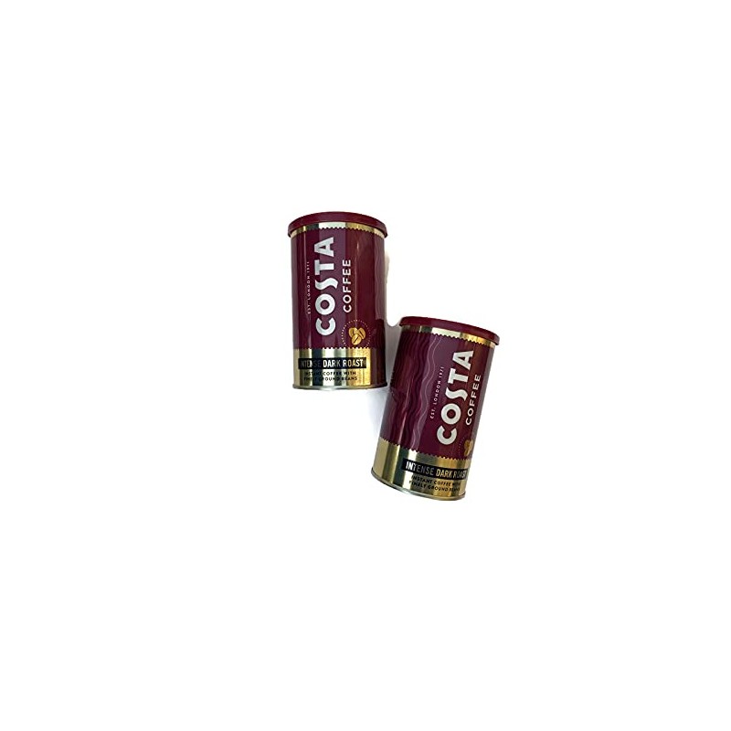 Costa Coffee Intense Dark Roast Instant Coffee with Finely Ground